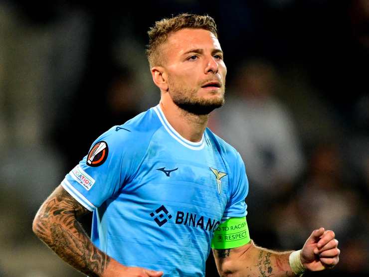 Ciro Immobile, sarà assente martedì contro il Milan