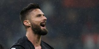 Olivier Giroud, attaccante del Milan