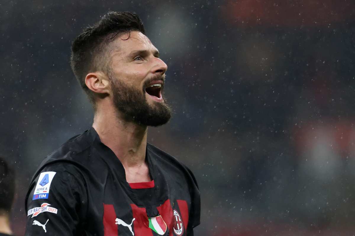 Olivier Giroud, attaccante del Milan