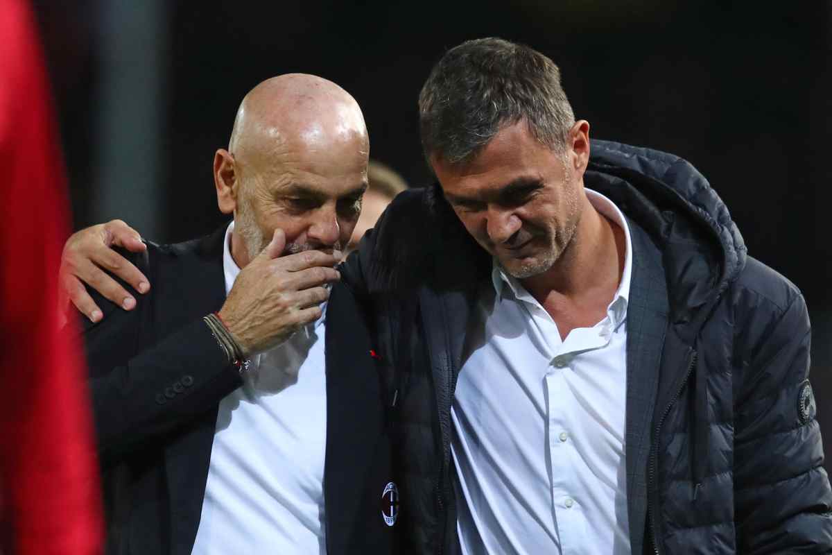 Pioli e Maldini del Milan