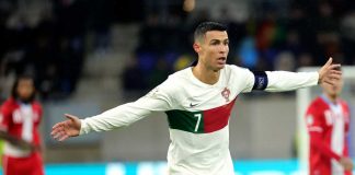 Cristiano Ronaldo esultanza