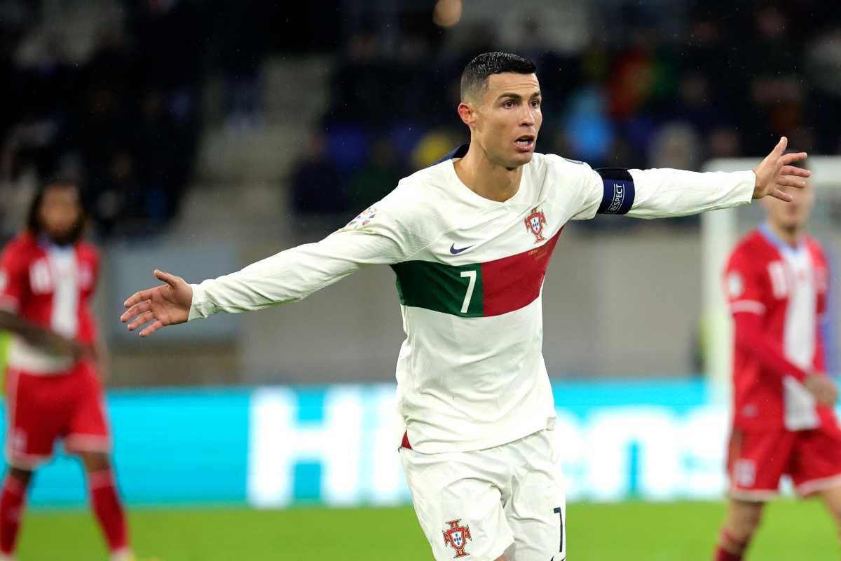 Cristiano Ronaldo esultanza