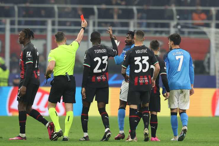 Striscione Milan Napoli 