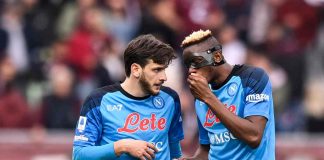 Osimhen e Kvara verso il Milan