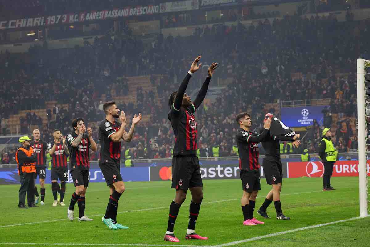 Milan Napoli striscione